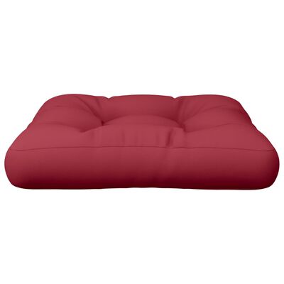 vidaXL وسادة مقعد منجدة 60 × 60 × 10 سم أحمر خمري 40972
