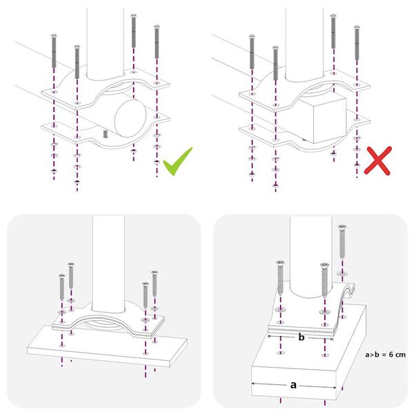 vidaXL مظلة فناء جانبية قابلة للسحب 100×300 سم رمادي