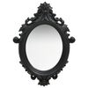 vidaXL مرآة حائط طراز قصر 56&times;76 سم أسود