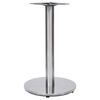 vidaXL Bistro Table Leg Silver &Oslash;45x72 cm Stainless Steel - Untranslated