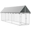 vidaXL منزل كلب خارجي مع سقف 150x100x400 سم