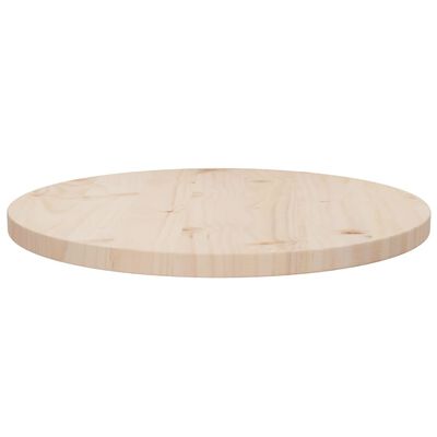 vidaXL سطح طاولة قطر 2,5x40 سم خشب صنوبر صلب