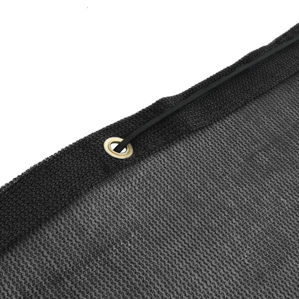 vidaXL شبكة مقطورة 2&times;3.5 م HDPE أسود