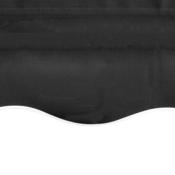 vidaXL سقف مظلة شمسية قماش أنثراسيت 600×300 سم