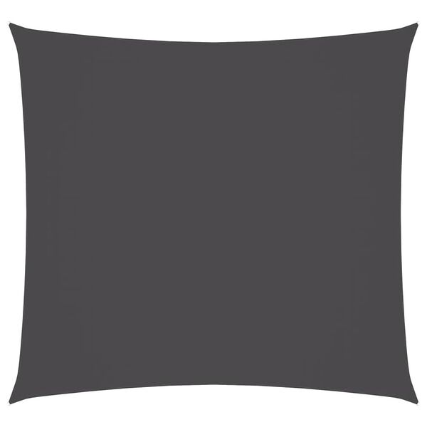 vidaXL مظلة شراعية قماش أكسفورد مربعة الشكل 3&times;3 م أنثراسيت