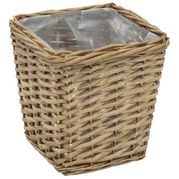 vidaXL حوض زراعي مرتفع 3 ق خوص مع بطانة بولي إيثيلين