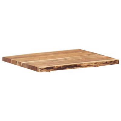vidaXL سطح طاولة خشب أكاسيا صلب 80×(50-60)×3.8 سم