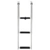 vidaXL سلم صعود قابل للطي 3 درجات ستانلس ستيل