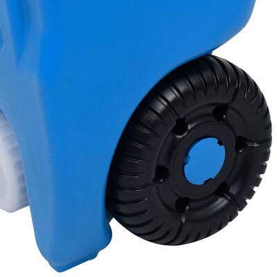 vidaXL خزان مياه بعجلات للتخييم 40 لتر أزرق