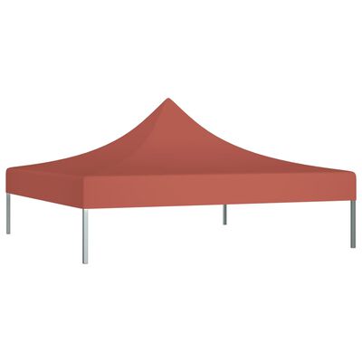 vidaXL سقف خيمة حفلات 3×3 م قرميدي 270 جم/م²