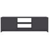 vidaXL خزانة تلفزيون رمادي 120×30×37.5 سم خشب مضغوط