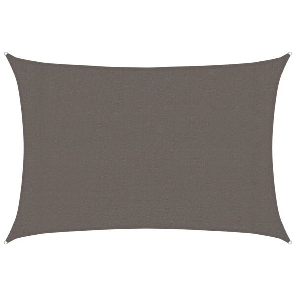 vidaXL مظلة شراعية 160 جم/م² أنثراسيت 3×4 م HDPE