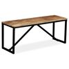 vidaXL مقعد خشب مانجو صلب 45x35x110 سم