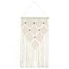 vidaXL Macrame Wall Hanger 40x80 cm Cotton - Untranslated