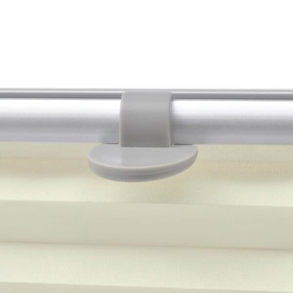 vidaXL ستارة بطيات لون كريمي SK08