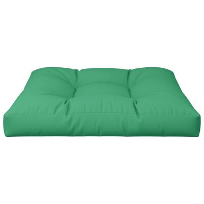 vidaXL وسادة أريكة طبليات أخضر 70×70×10 سم