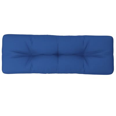 vidaXL وسادة أريكة طبليات أزرق ملكي 120×40×10 سم