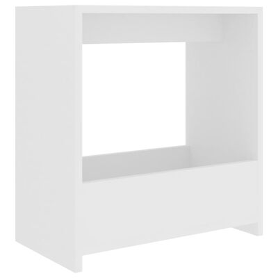vidaXL طاولة جانبية أبيض 50×26×50 سم خشب صناعي