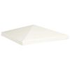 vidaXL سقف مظلة علوي 310 جم/ م² 3×3 م أبيض كريمي