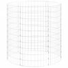 vidaXL Garden Composter &Oslash;100x100 cm Galvanised Steel - Untranslated