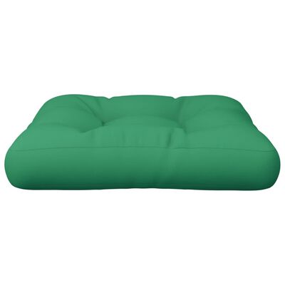 vidaXL وسادة أريكة طبليات أخضر 58×58×10 سم