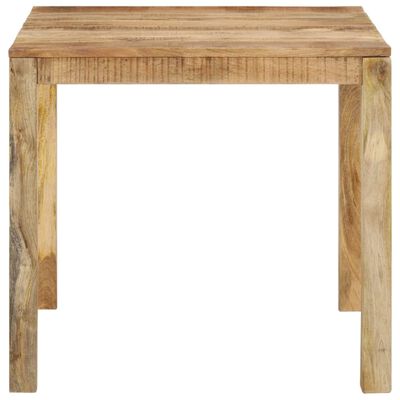 vidaXL طاولة طعام خشب مانجو صلب 82×80×76 سم