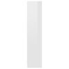 vidaXL 800870 vidaXL 3-Tier Book Cabinet High Gloss White 60x24x109 cm Engineered Wood