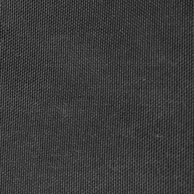 vidaXL حاجز شرفة قماش أكسفورد 75×400 سم أنثراسايت