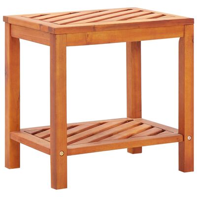 vidaXL طاولة جانبية خشب أكاسيا صلب 45×33×45 سم