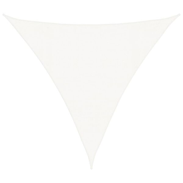 vidaXL مظلة شراعية 160 جم/م&sup2; أبيض 4&times;4&times;4 م HDPE