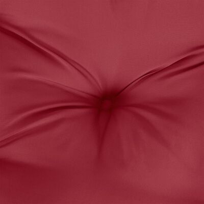vidaXL وسائد بنش حديقة 2 ق أحمر خمري 200×50×7 سم قماش أكسفورد
