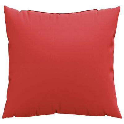 vidaXL 314344 vidaXL Throw Pillows 4 pcs Red 50x50 cm Fabric