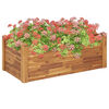 vidaXL حوض حديقة مرتفع 110&times;60&times;44 سم خشب أكاسيا صلب