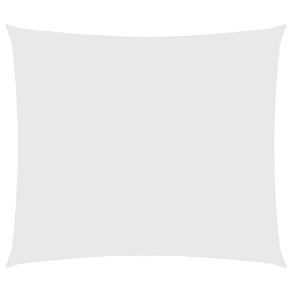 vidaXL مظلة شراعية قماش أكسفورد مستطيلة 2.5×3 م أبيض