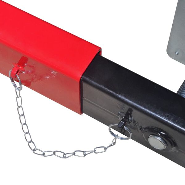 vidaXL محول قسيب مستعرض 2 طن أحمر