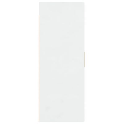 vidaXL خزانة حائط معلقة لون أبيض 90x34x69,5 سم