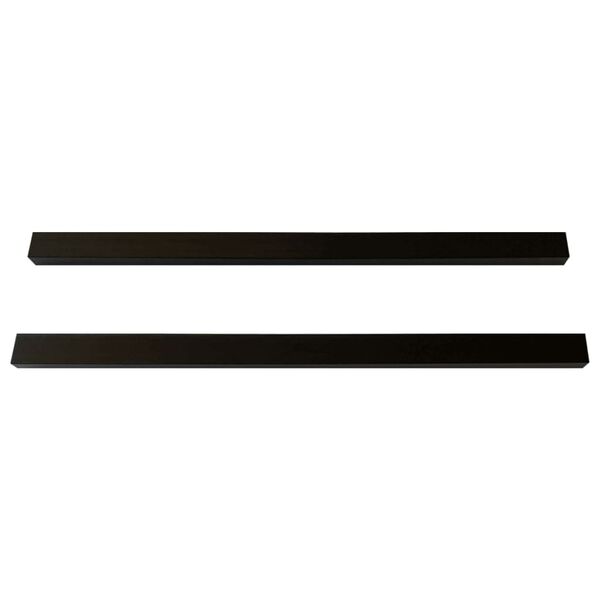 vidaXL رافدة أرضية 6 ق أسود 170×8.5×4.5 سم WPC