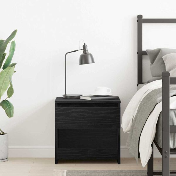 vidaXL خزانات جانب السرير 2ق لون أبيض 40&times;30&times;39 سم خشب صناعي