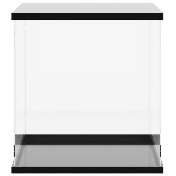 vidaXL صندوق عرض شفاف 56x36x37 سم أكريليك