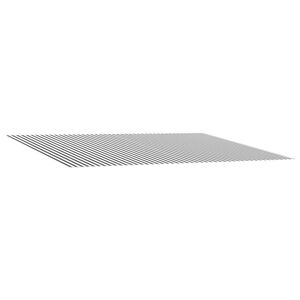 vidaXL قماش بديل للمظلة أنثراسايت وأبيض 400 x 300 cm بوليستر