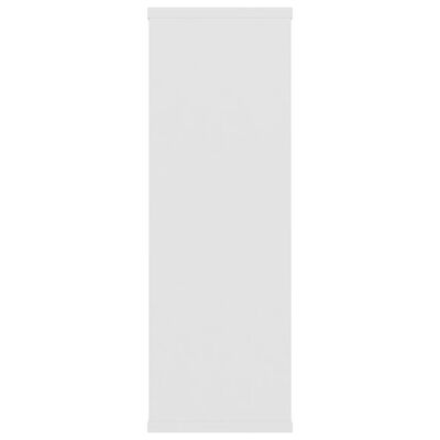 vidaXL رفوف حائط أبيض 104×20×58.5 سم خشب مضغوط