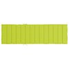 vidaXL وسادة كرسي تشمس أخضر ساطع 200×50×3 سم قماش