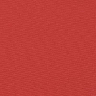 vidaXL وسائد بنش حديقة 2 ق أحمر 150×50×7 سم قماش أكسفورد