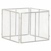 vidaXL صندوق كمبوستر للحديقة 85&times;85&times;70 سم حديد مجلفن