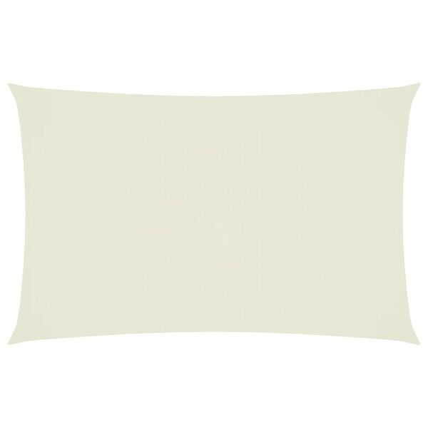vidaXL مظلة شراعية قماش أكسفورد مستطيلة 4&times;7 م كريمي