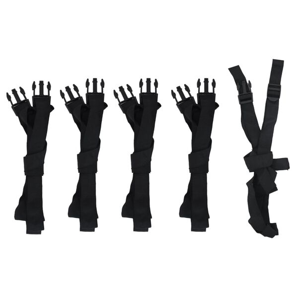 vidaXL غطاء قارب رمادي بطول 519-580 سم العرض 244 سم