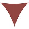 vidaXL مظلة شراعية قماش أكسفورد مثلثة الشكل 3.6&times;3.6&times;3.6 سم قرميدي