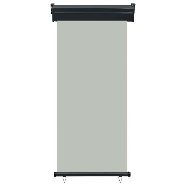 vidaXL مظلة شرفة جانبية 85×250 سم رمادي