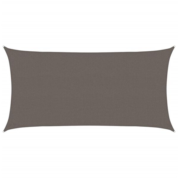 vidaXL مظلة شراعية 160 جم/م² أنثراسيت 2.5×4.5 م HDPE