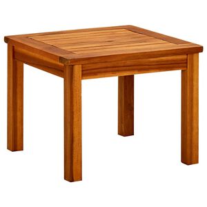 vidaXL طاولة قهوة للحديقة 45&times;45&times;36 سم خشب أكاسيا صلب